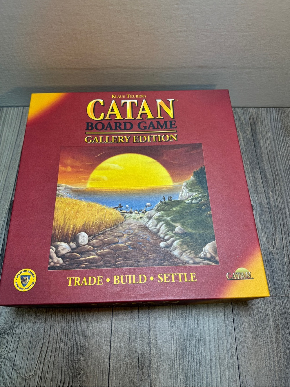Catan Board Game Gallery Edition 73001 Klaus Teuber Mayfair Games Complete